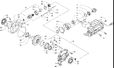 FRONT DRIVE GEARCASE ASSEMBLY [302934]