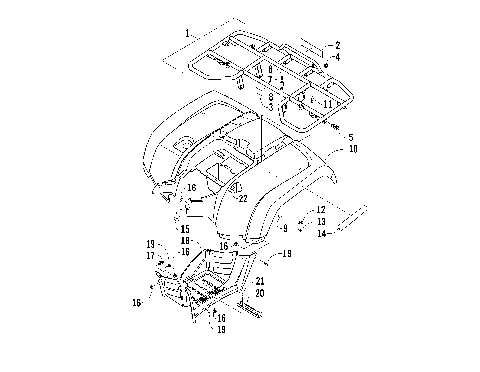 REAR BODY PANEL ASSEMBLY [85550]