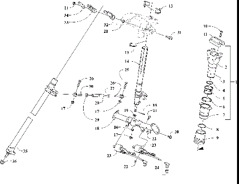 STEERING POST ASSEMBLY [107972]