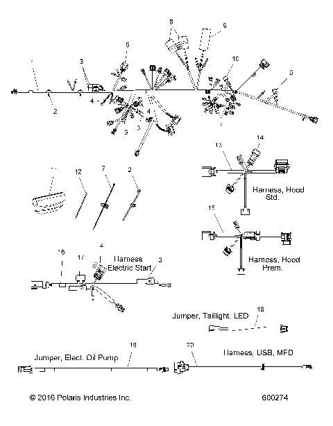 ELECTRICAL, WIRE HARNESS - S17EEC8 ALL OPTIONS (600274)