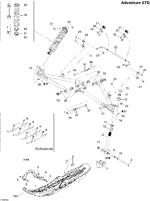 07- Front Suspension And Ski STD
