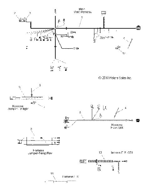 ELECTRICAL, WIRING HARNESSES - S12PT5BSL/BEL (49SNOWHARNESS11550136)