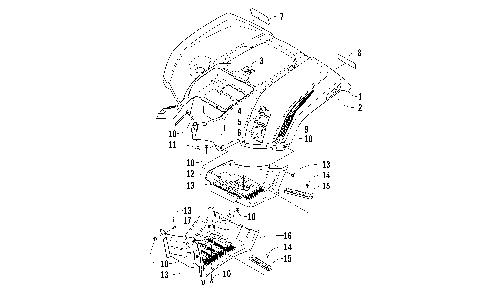 REAR BODY PANEL AND FOOTWELL ASSEMBLIES [98020]