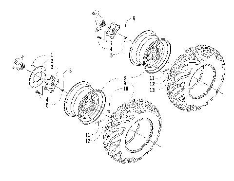 WHEEL AND TIRE ASSEMBLY [81125]