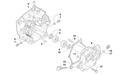 CRANKCASE/COVER ASSEMBLY