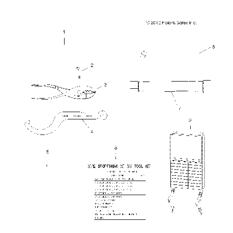 TOOLS, TOOL KIT - A14YN8EAJ/EAT (49MVTOOLS12SP850)