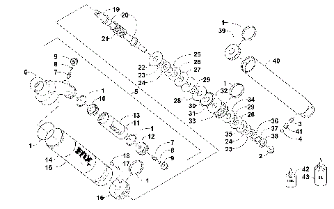 FRONT SUSPENSION SHOCK ABSORBER [99043]