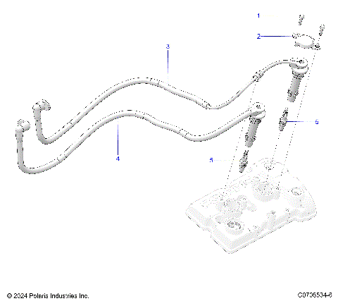 ENGINE, IGNITION COILS AND SPARK PLUGS