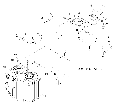 BODY, FUEL TANK ASM. - R14WH9EMD (49RGRFUEL12DCREW)