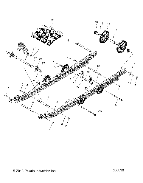 SUSPENSION, REAR - S21EFS8RS/8RE ALL OPTIONS (600630)
