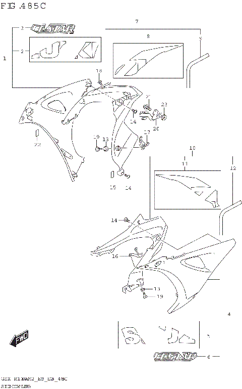 SIDE COWLING (GSX-R1000RZA)