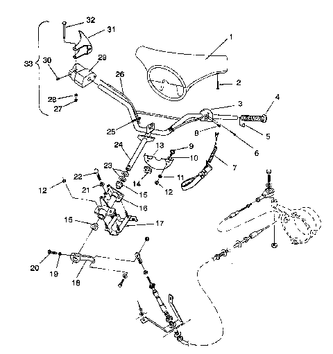 STEERING ASSEMBLY SLT 750 B944170 (4925942594009A)