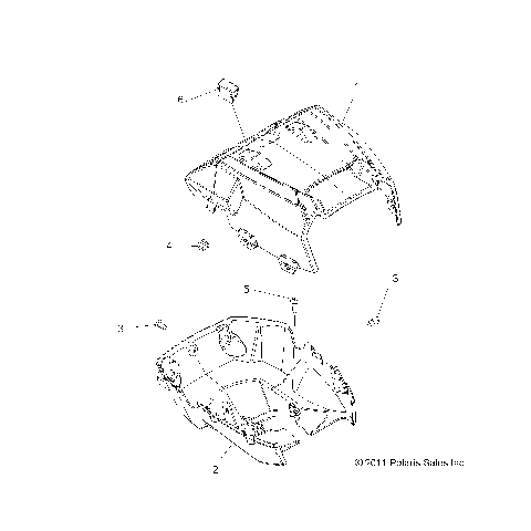BODY, HEADLIGHT POD - A14YN8EAJ/EAT (49MVHEADLIGHTPOD13SP850)