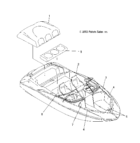 SEAT and CUSHIONS - B045606DA/DC/DB/DD/B045706CA/CC/CB/CD/B045607CA/CC/CB/CD/B045707CA/CC/CB/CD (4990669066A13)