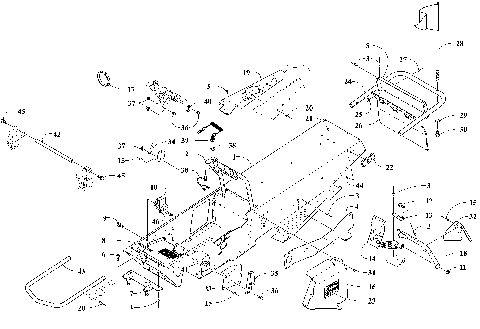 Chassis, Footrest and Rear Bumber