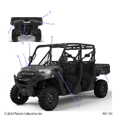 BODY, DECALS, GRAPHICS - R25RSE99RP/SP (901101-01)