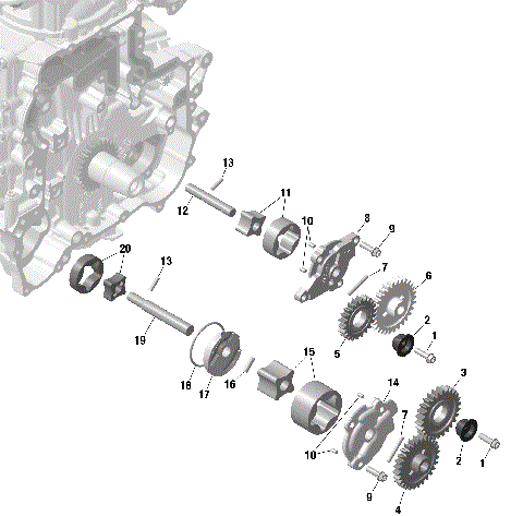 01- ROTAX - Oil Pump