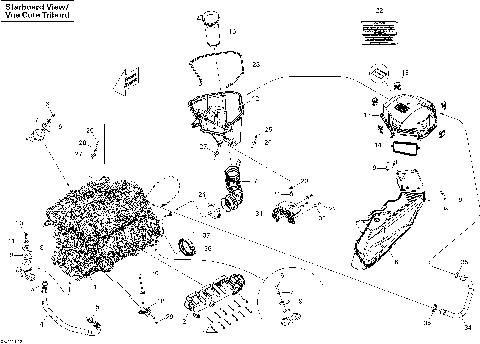 01- Engine And Air Intake Silencer