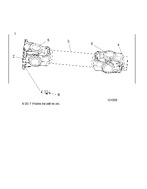 DRIVE TRAIN, PROP SHAFT, REAR - A19SYS95CH (101255)