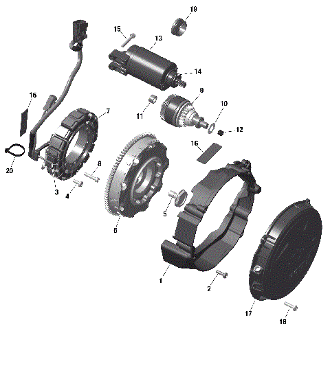 01- ROTAX - Magneto - Manual Start