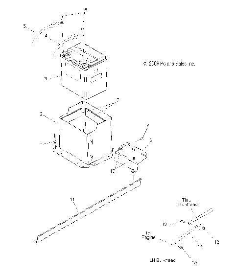 ELECTRICAL, BATTERY - S13PU7ESL/EEL (49SNOWBATTERY09WIDE)