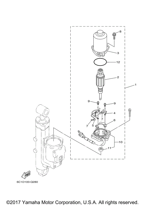 POWER TRIM TILT ASSY 2