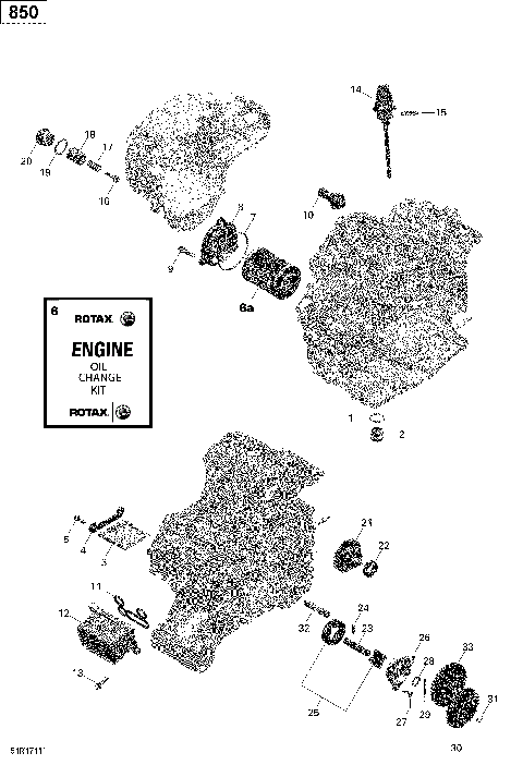 01- Rotax - Engine Lubrication - 850 EFI