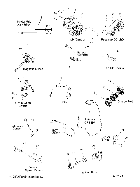 ELECTRICAL, SWITCHES, SENSORS and COMPONENTS - S23TLT6REL (602174)