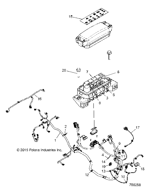ELECTRICAL, WIRE HARNESS GPS - Z16VAX87AL (700258)