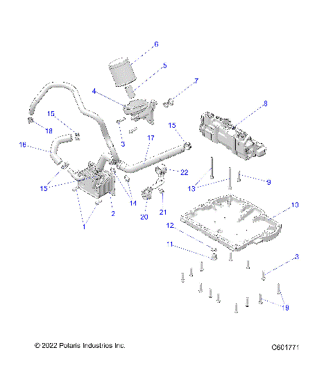ENGINE, OIL PUMP/FILTER/COOLER - S23TDP9FS (C601771)