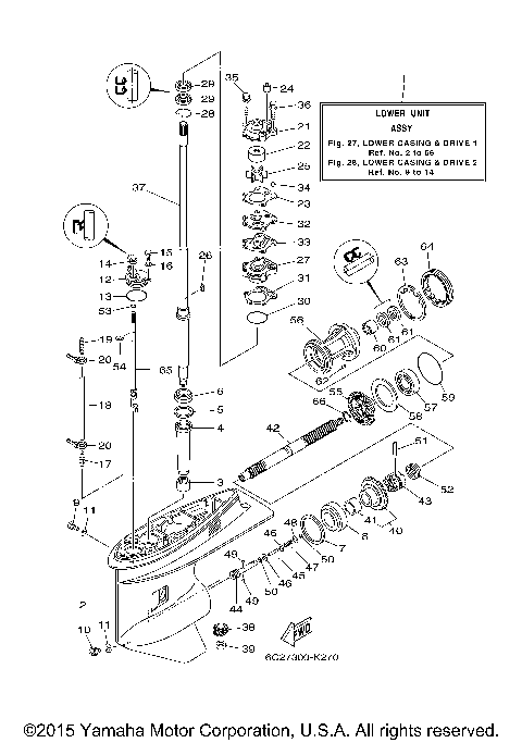 LOWER CASING DRIVE 1