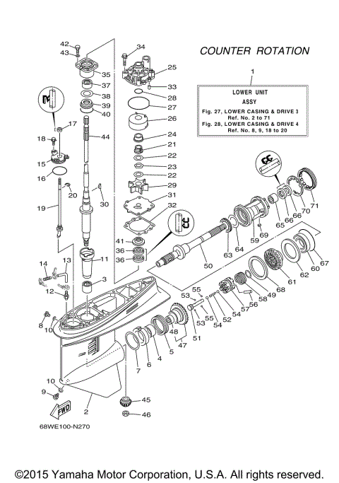 LOWER CASING DRIVE 3