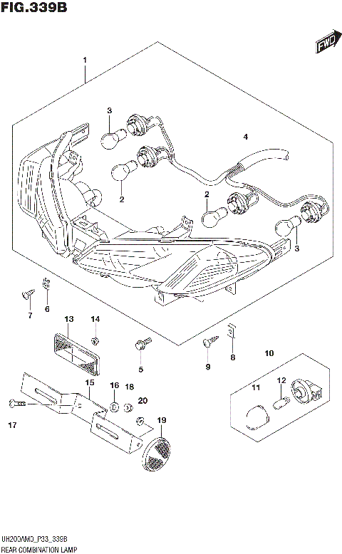 REAR COMBINATION LAMP