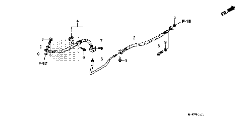 BRAKE LINE (VT1300CS)