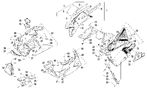 SKID PLATE AND SIDE PANEL ASSEMBLY [98829]