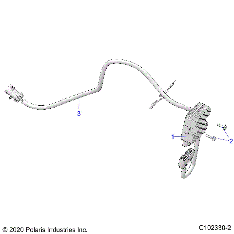 ELECTRICAL, VOLTAGE REGULATOR AND MOUNTING - A20SYE95AD/CAD (C102330-2)
