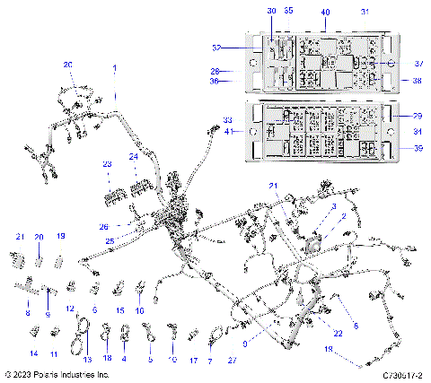 ELECTRICAL, HARNESS-CHASSIS - G24GVW99A/99B (C730517-2)