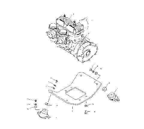 ENGINE MOUNT - W035402DA (4981108110A13)