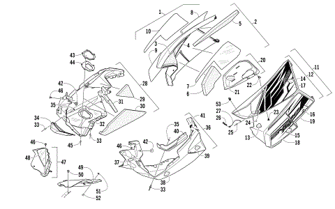 SKID PLATE AND SIDE PANEL ASSEMBLY