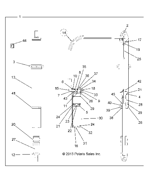 SUSPENSION, REAR SHOCK - Z15VFE99AT/AV/AP (49RGRSHOCKRR7044087)