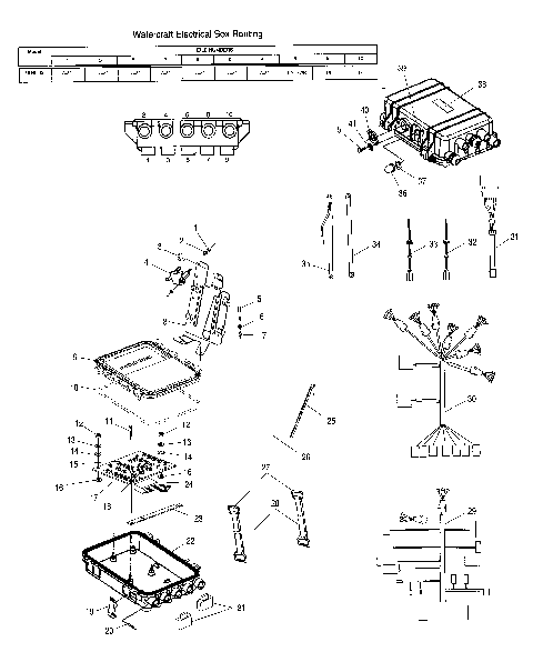 ELECTRICAL BOX - W005098D (4955785578B013)
