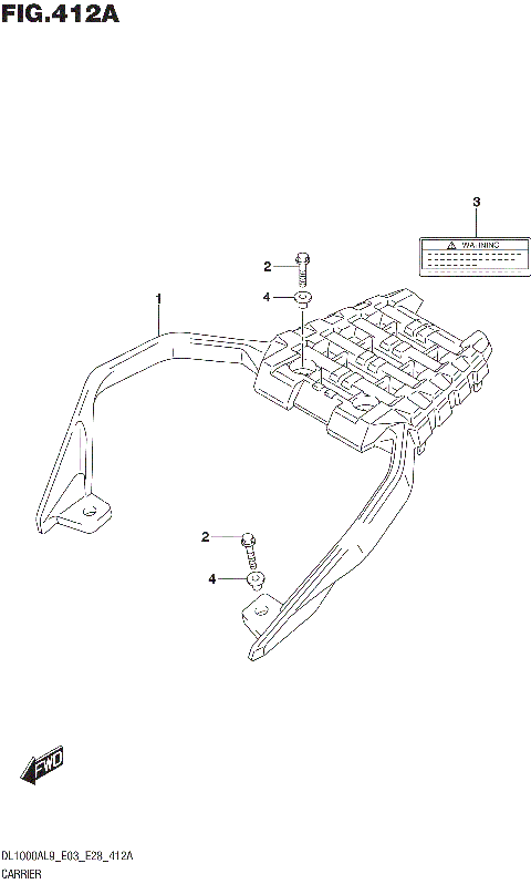 CARRIER (DL1000XAL9 E03)