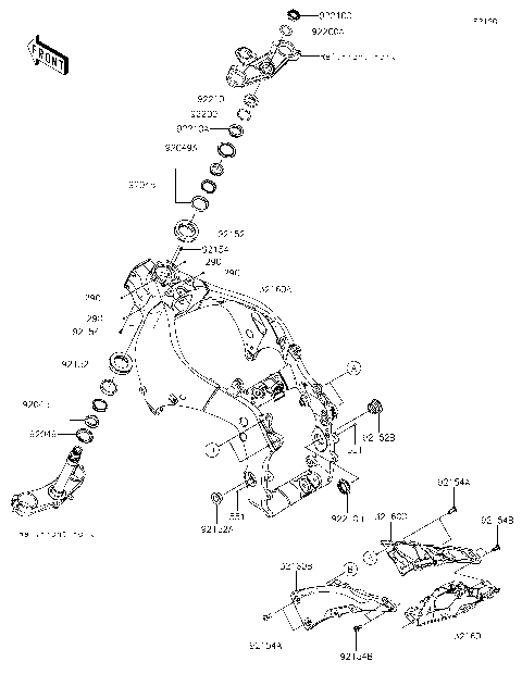 2019 Kawasaki Motorcycles Parts-Finder Diagrams | Hankster's