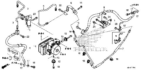 REAR BRAKE PIPE (NSS300A)