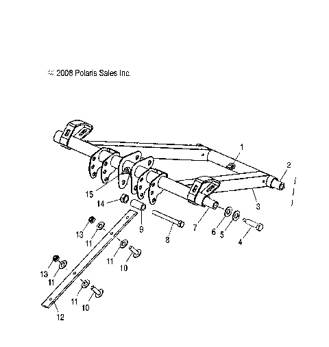 SUSPENSION, TORQUE ARM, FRONT - S09NJ5BS/BSF/BSL/BE (49SNOWFTA09TRAIL)