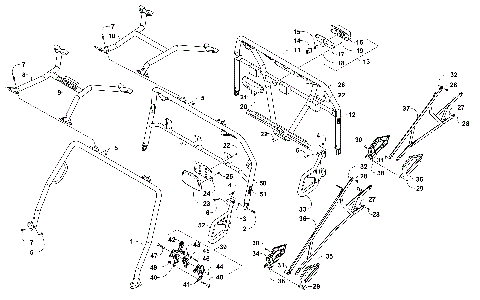 ROPS AND TAILLIGHT ASSEMBLY [301531]