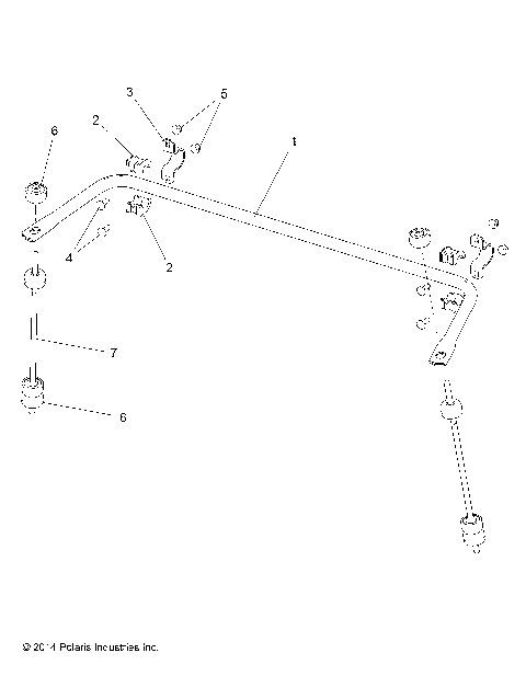 SUSPENSION, REAR STABILIZER BAR - R15RTAD1AA/EA/ED1EA (49RGRSTABILIZERRR151KDSL)