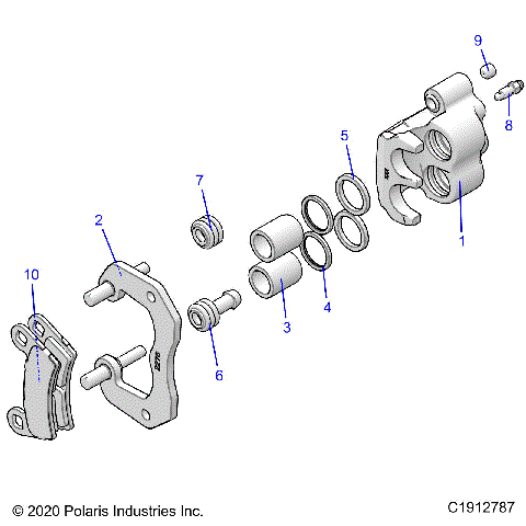 BRAKES, REAR CALIPER - G22GAP99AM/BM (C1912787)