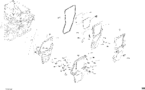 09- Cab Interior, Door Defender Max - CAB Package