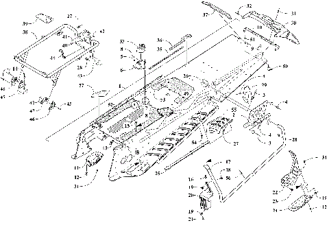 TUNNEL AND REAR RACK ASSEMBLY [111325]